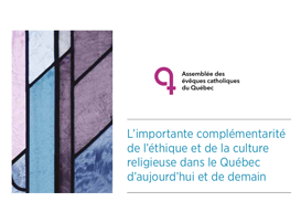 Dépôt d'un mémoire sur le programme d'Éthique et culture religieuse par les évêques du Québec